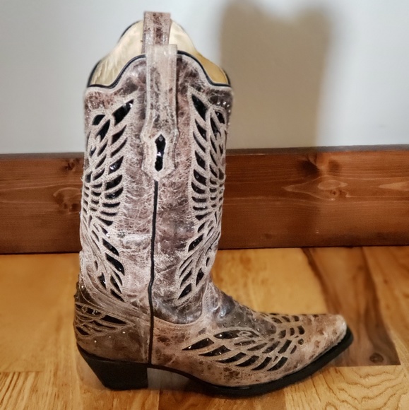 Corral Shoes - Corral Boots👢 ~ Rhinestones💎 ~ Sequins ~ SIZE 9❤